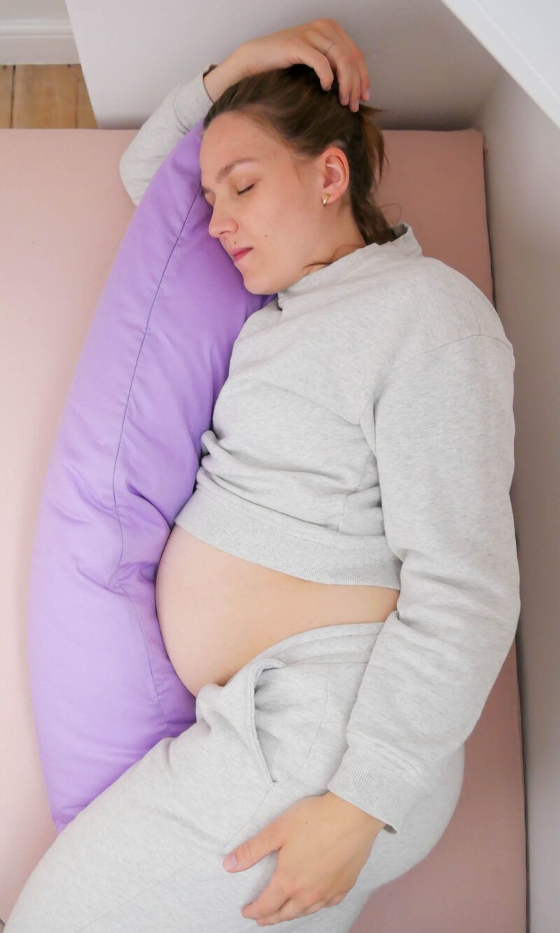 Graviditets- og ammepude lavendel (130 cm)