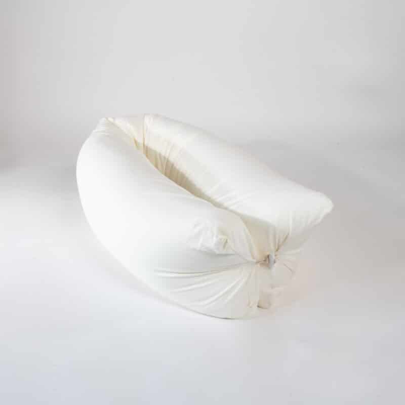 White pregnancy and nursing pillow from B'Comphy